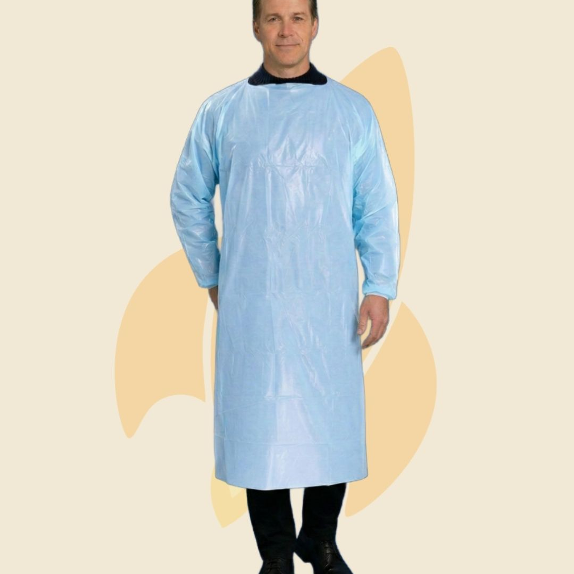 Pechera plástica con mangas 1