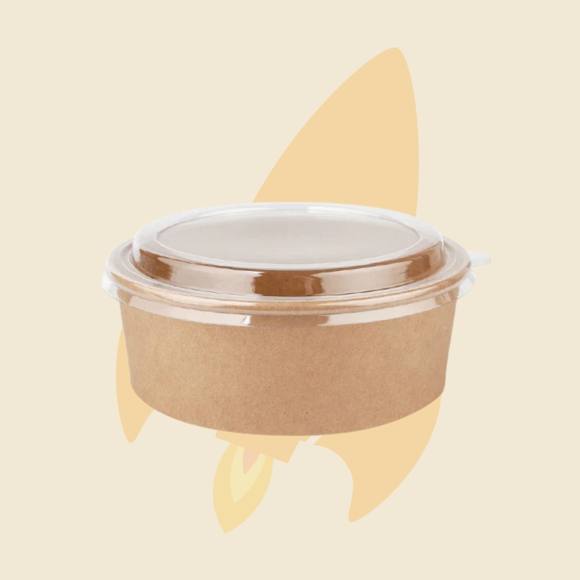 Contenedor Kraft c/tapa 40 Onzas 360 unidades 1