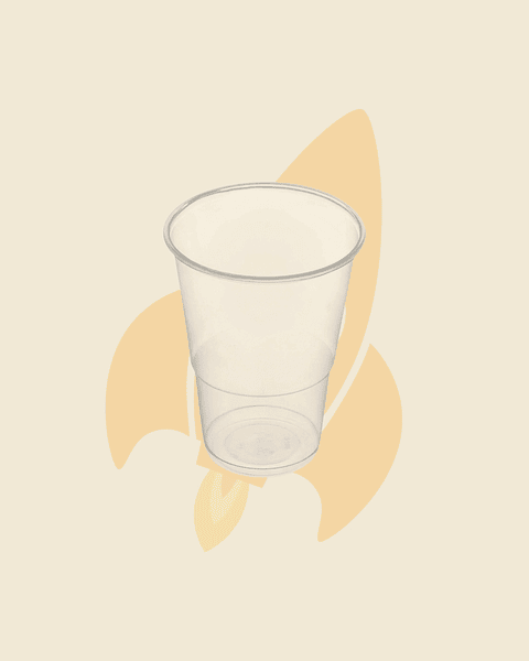 Vaso plástico 330 CC