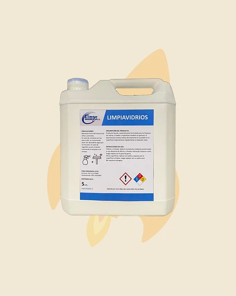 Limpia Vidrios Klimper 5 Litros