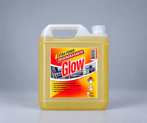 Desengrasante Industrial Liquido Glow 5 Litros