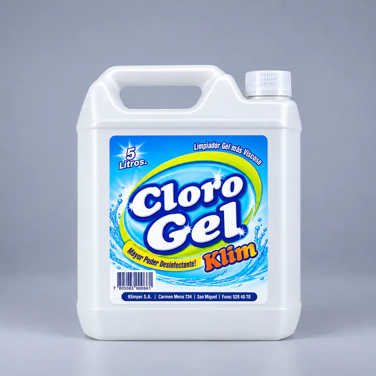 Cloro Gel Klim 5 Litros 1
