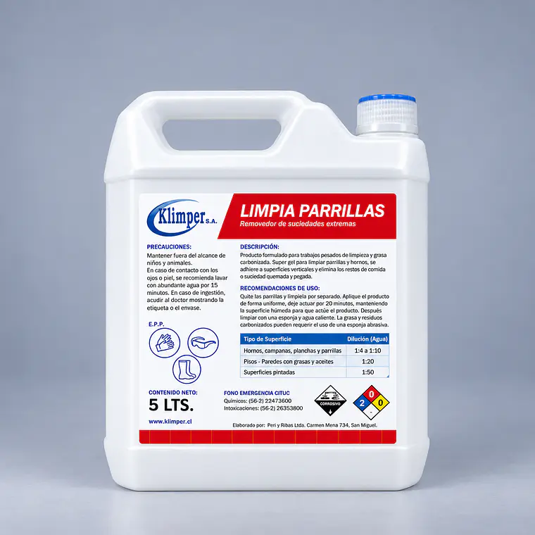 Desengrasante Industrial Gel Bidon 5 Litros 1