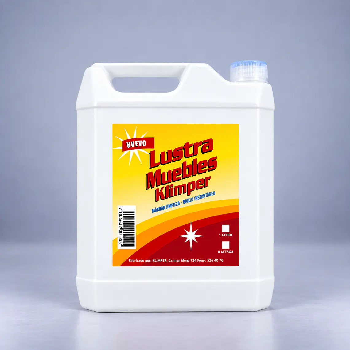 Lustra Muebles Crema Bidon 5 Litros 1