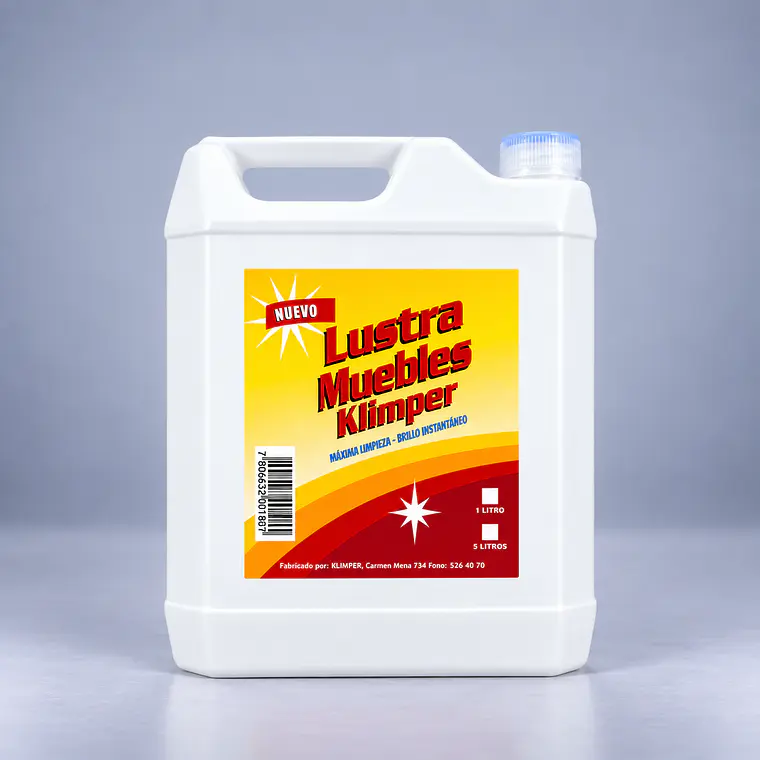 Lustra Muebles Crema Bidon 5 Litros 1