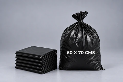 Bolsa Basura Negra 50 x 70 cm Pack 10