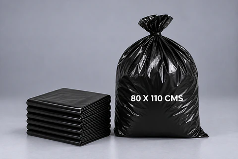 Bolsa Basura Negra 80 x 110 cm Pack 10
