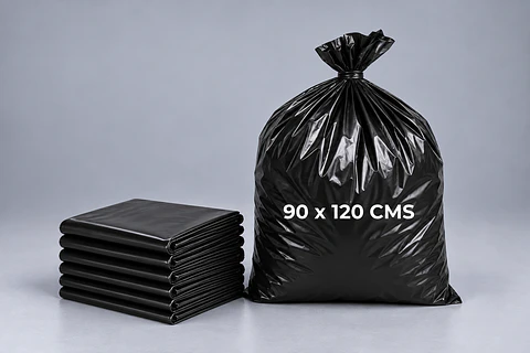 Bolsa Basura Negra 90 x 120 cm 50 Micrones Pack 10