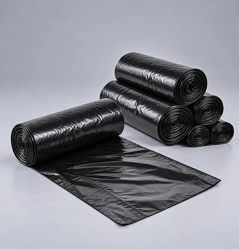 Bolsa Basura Negra 90 x 120 Rollo 10 Unidades