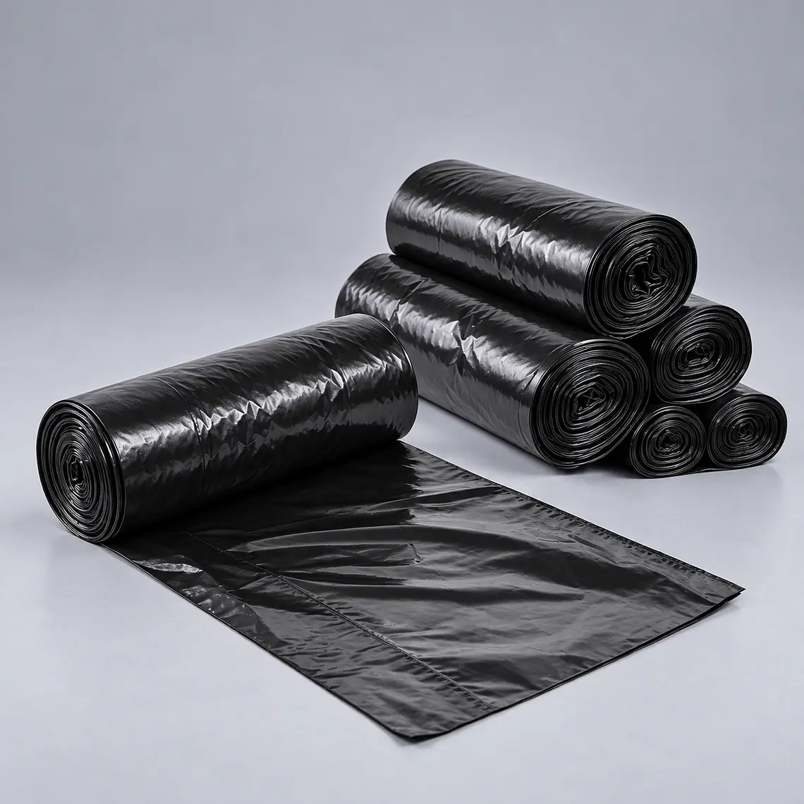 Bolsa Basura Negra 90 x 120 Rollo 10 Unidades 1