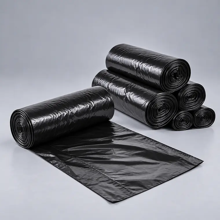 Bolsa Basura Negra 90 x 120 Rollo 10 Unidades 1