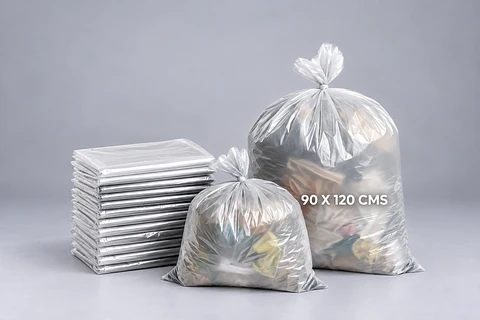 Bolsa Basura Transparente 90 x 120 cm 50 Micrones Pack 10