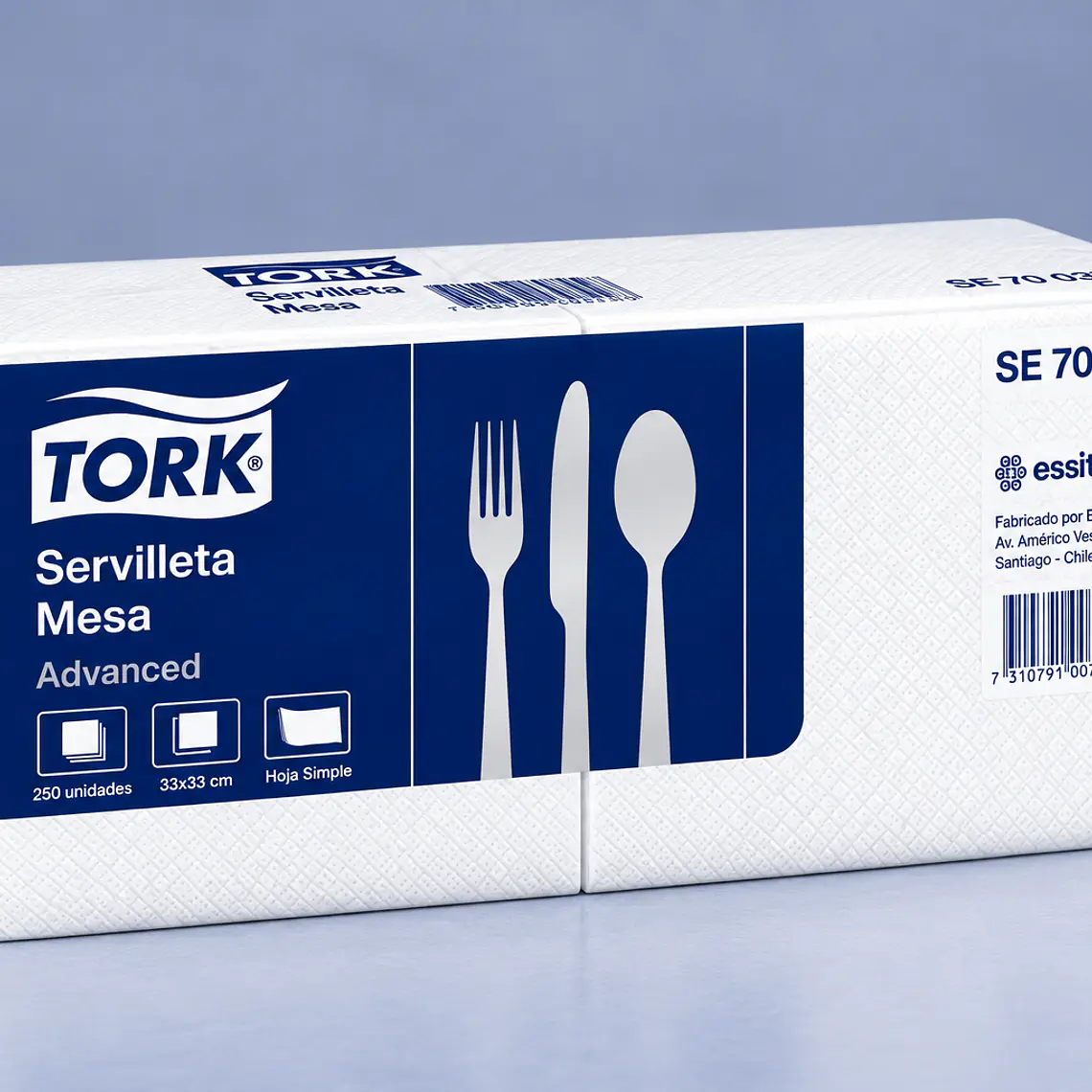 Servilleta Mesa Tork Blanca 30x30 Paquete 200 Unidades 1