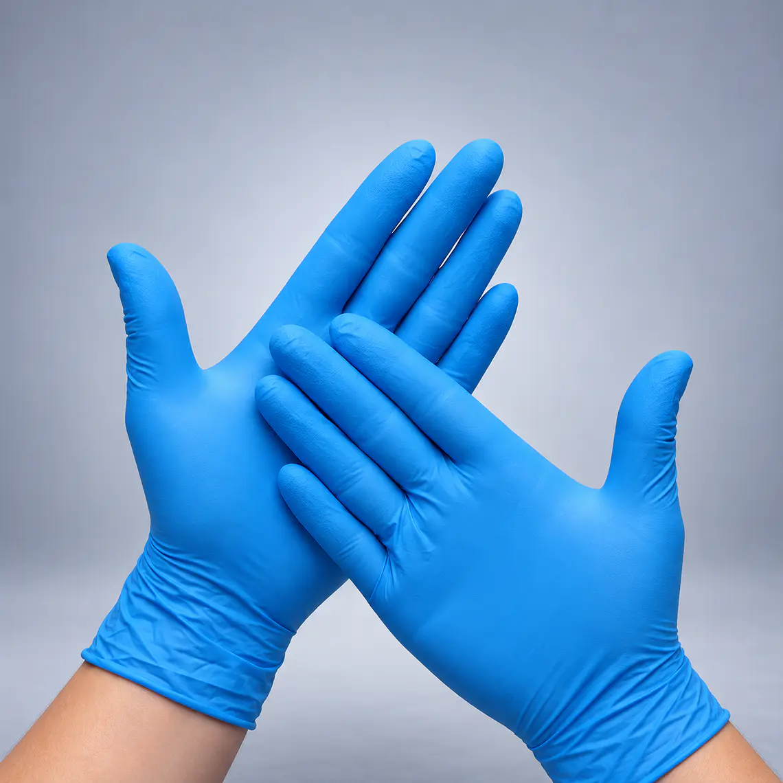 Guantes Nitrilo Desechables Azul Caja 100 1