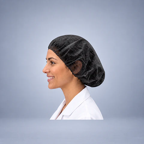 Gorro Clip Negro Desechables Pack 100 Unidades