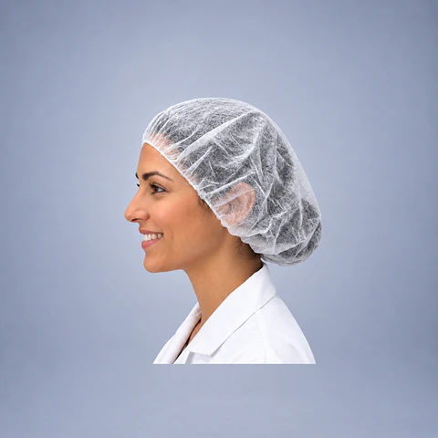 Gorro Clip Blanco Desechable Pack 100 Unidades 