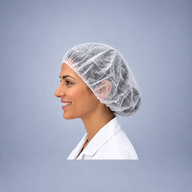 Gorro Clip Blanco Desechable Pack 100 Unidades  1
