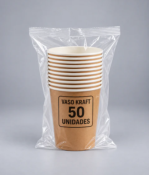 Vaso Krfat 6 Onzas Paquete 50 Unidades