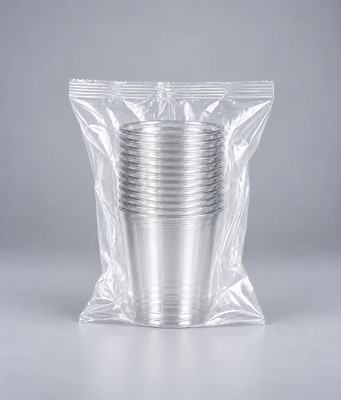 Vaso Plástico Transparente 330 cc Paquete 50 Unidades
