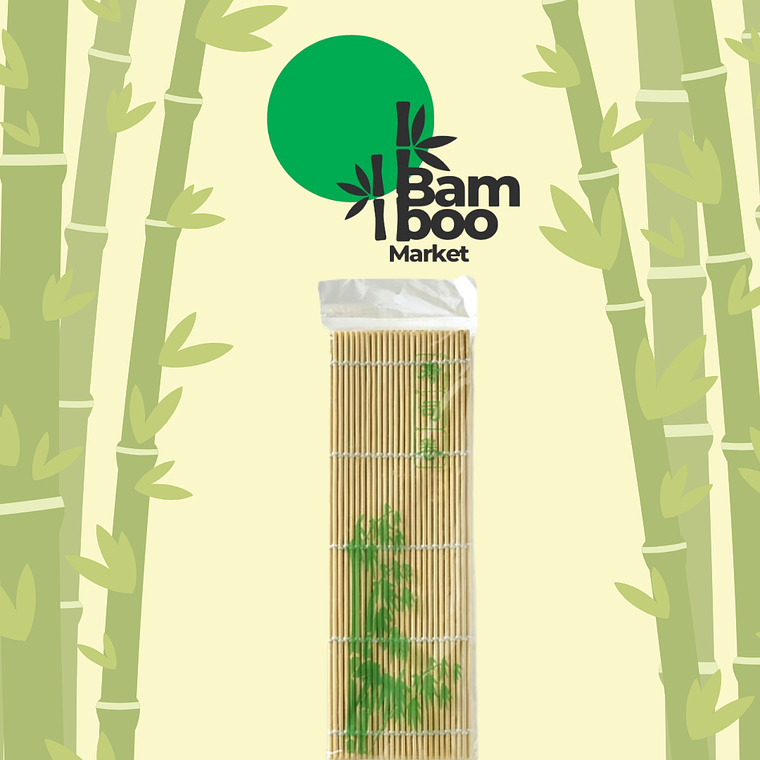 Esterilla de Bambu Redonda 24CM x 24CM  1