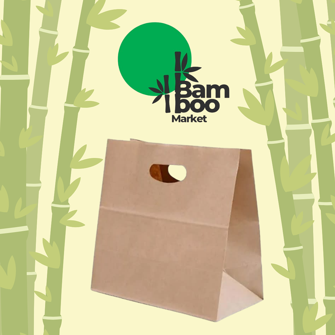 Bolsa Kraft Troquel 35x32x18 1