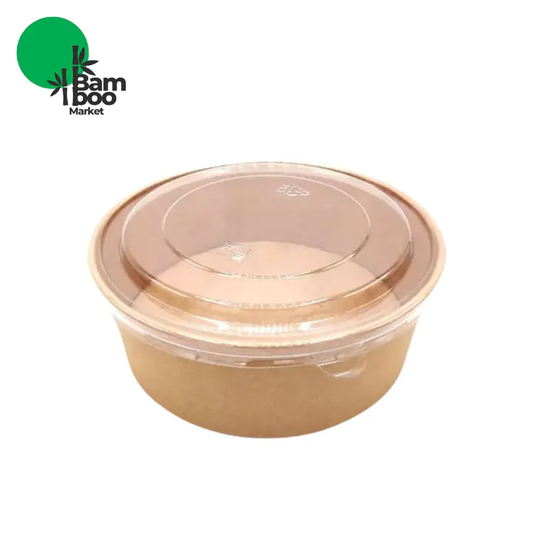 Bowl Kraft C/Tapa 750CC manga 50 unidades  1