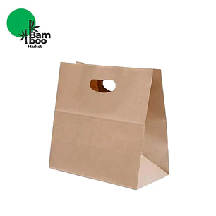 Bolsa Kraft Troquel 35x32x18