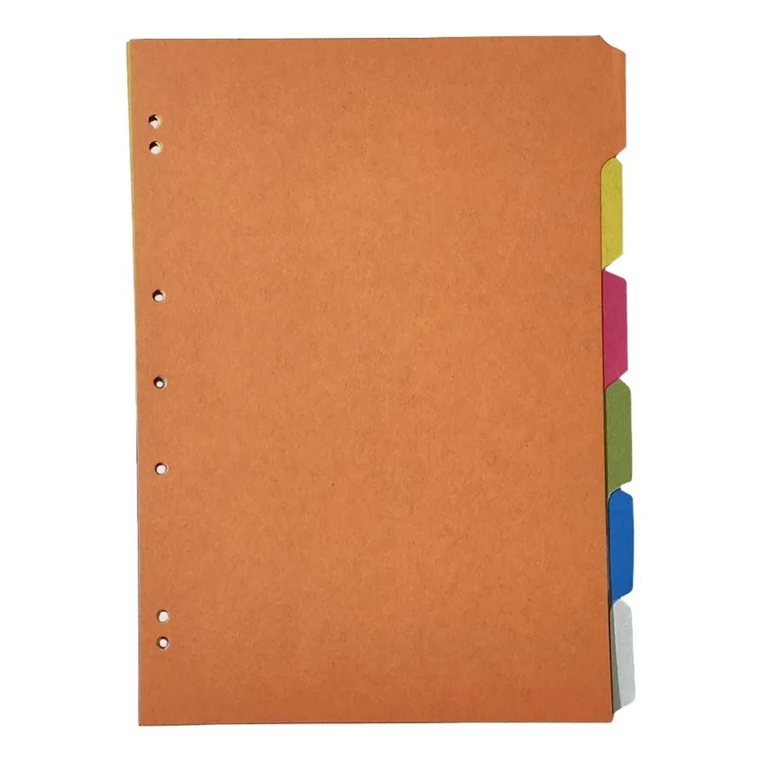 Separadores Oficio Halley 6div Cartón Opaco 25un- Archivador 2