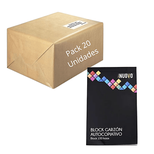 Pack 20 Borrador Garzon Autocopiativo 100hjs Comanda