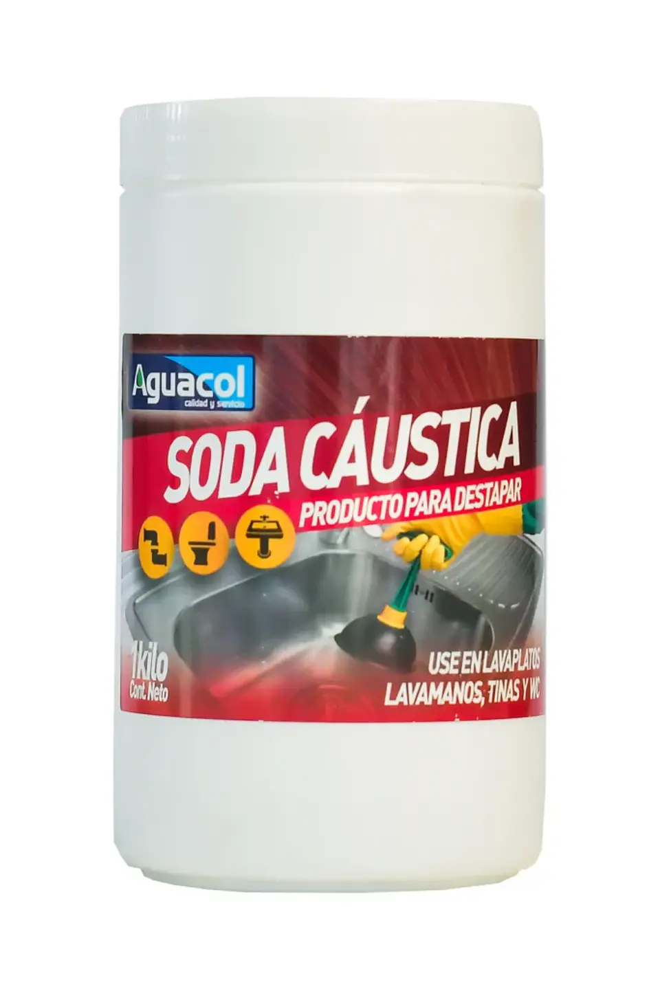  Soda Cáustica 1 Kg  1