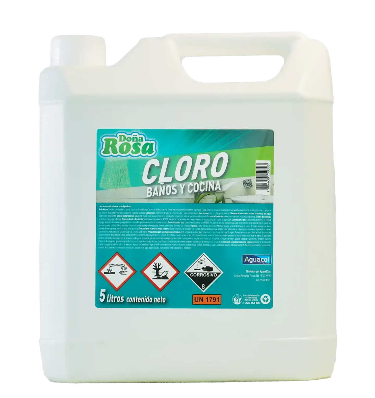 Cloro Hogar Aguacol 5 Lt 1