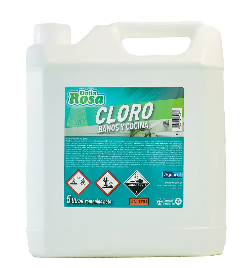 Cloro Hogar Aguacol 5 Lt 1