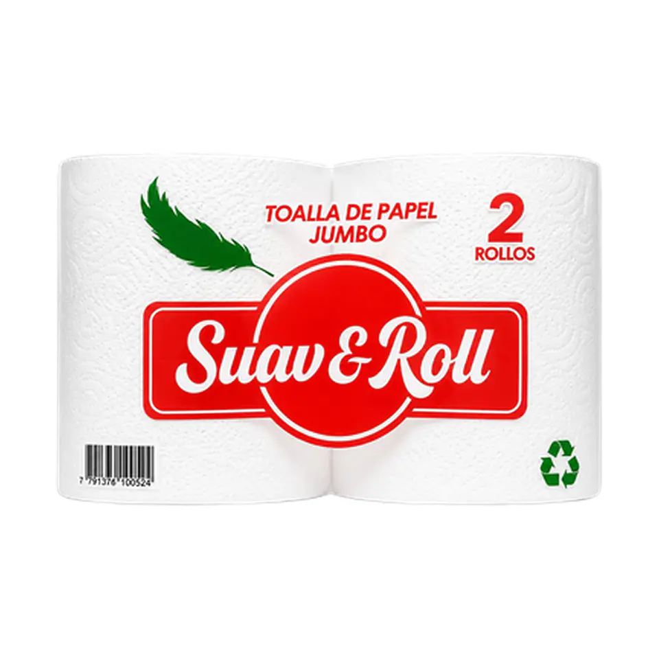 Toalla Jumbo 2 Rollos – 200 Metros 1