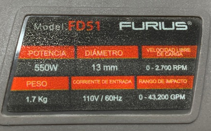 TALADRO 1/2 550 W PERCUTOR  2