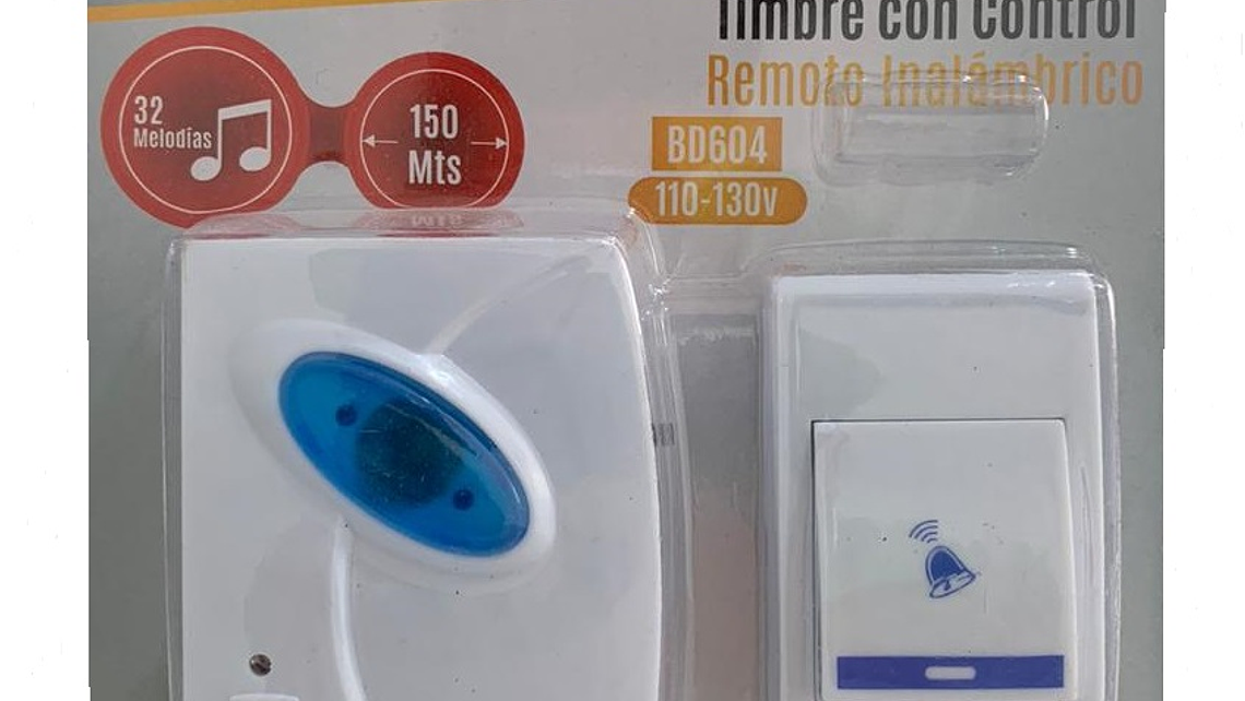 TIMBRE CON CONTROL REMOTO 1