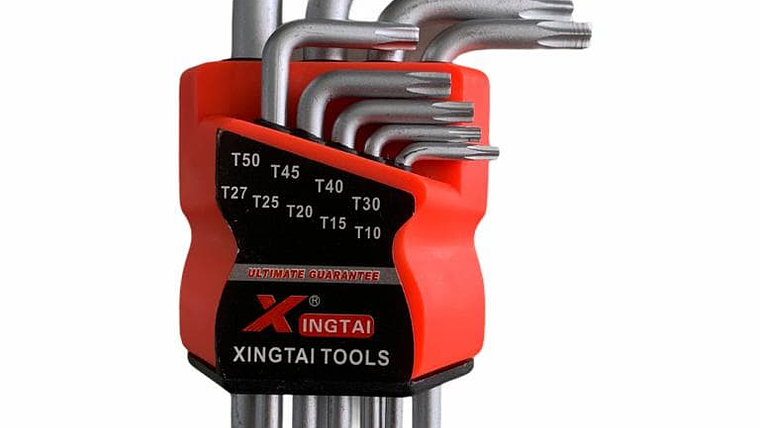 JUEGO DE 9 LLAVES TORX CORTAS  1