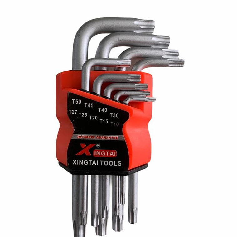JUEGO DE 9 LLAVES TORX CORTAS  1