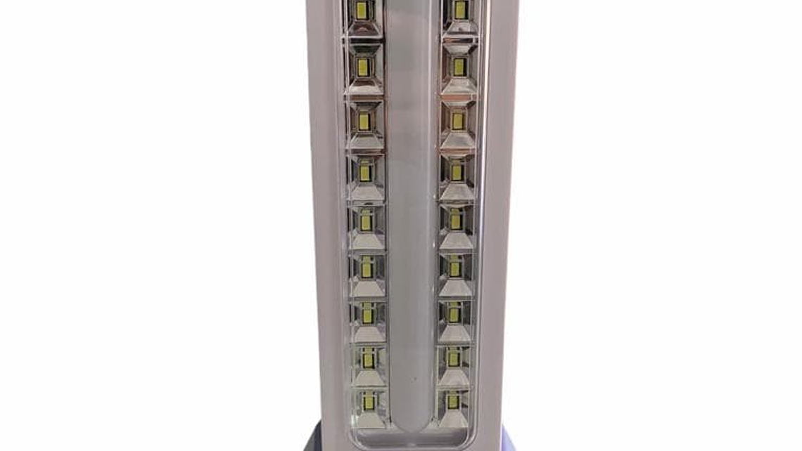 LAMPARA DE EMERGENCIA RECARGABLE 20 LED 25CM 1