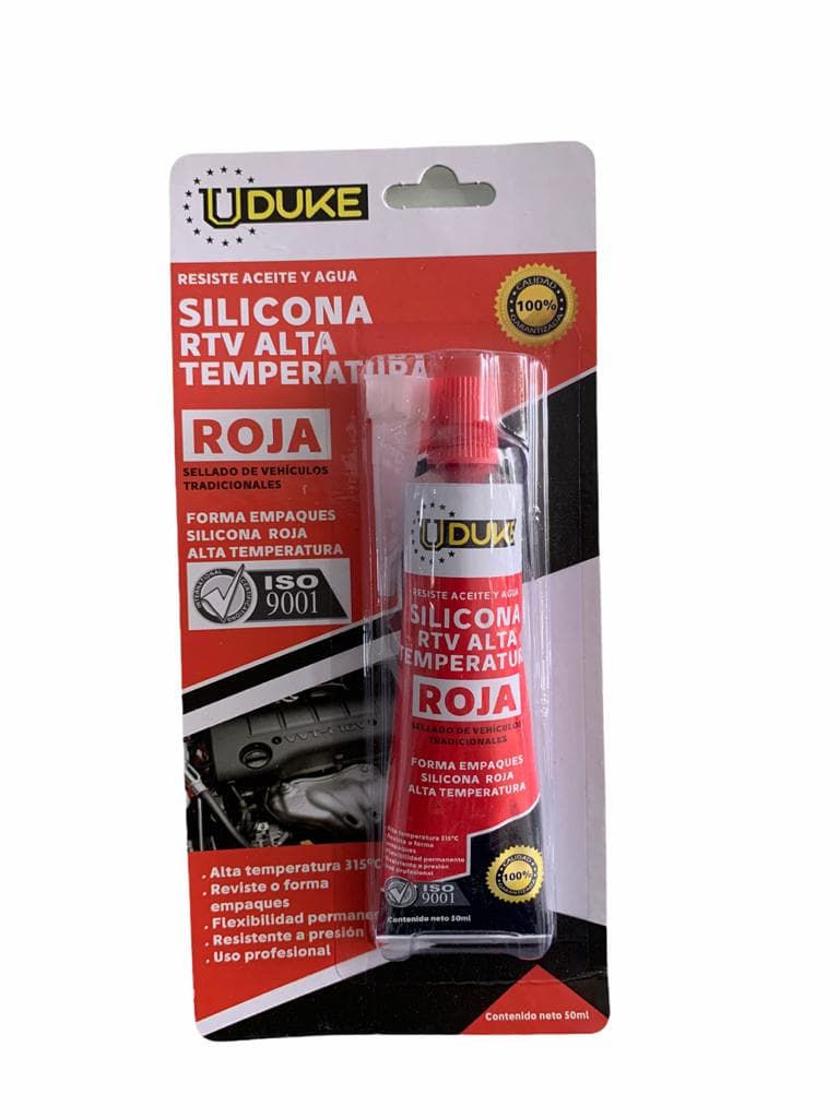 SILICONA ROJA 50ML TRV ALTA TEMP. AUTOMOTRIZ  1