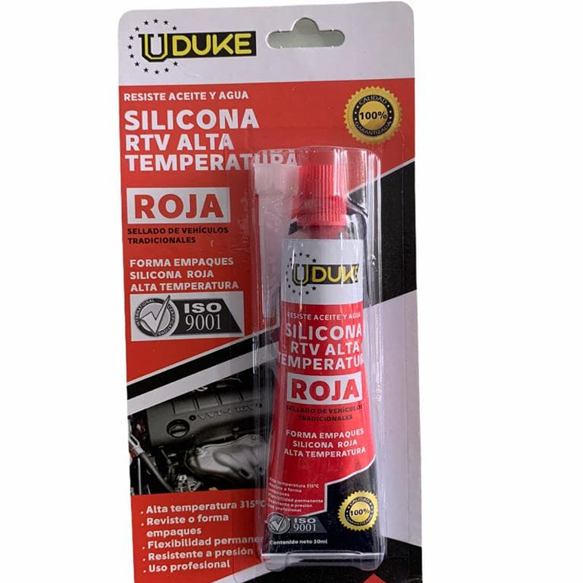 SILICONA ROJA 50ML TRV ALTA TEMP. AUTOMOTRIZ  1