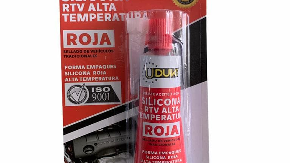SILICONA ROJA 50ML TRV ALTA TEMP. AUTOMOTRIZ  1