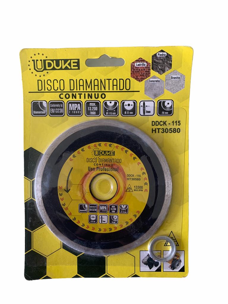 DISCO DIAMANTADO 4. 1/2 CONTINUO 1