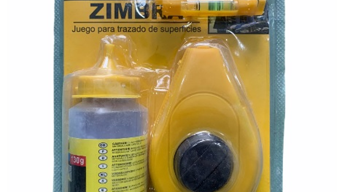 JUEGO DE TIZA LINEAS, TIZA Y NIVEL DE LINEA 1