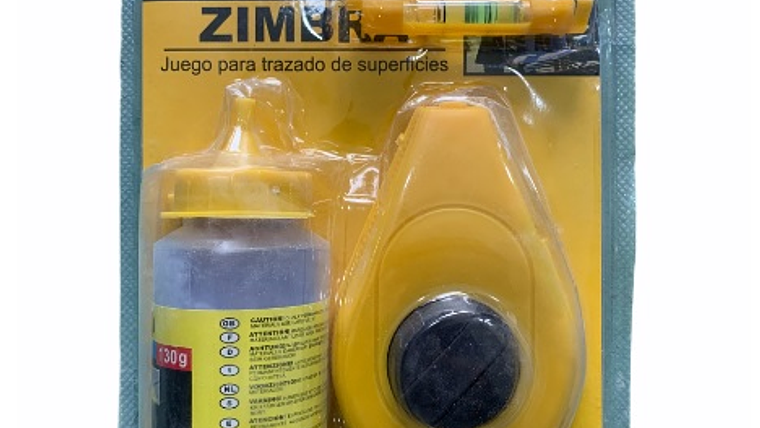 JUEGO DE TIZA LINEAS, TIZA Y NIVEL DE LINEA 1