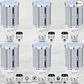 Paquete de 6 Bombillas LED Tipo Maíz XYCN 54W (Eq. 480W) | 6800 Lúmenes, 5000K Luz Fría, Base E26/E27 - Miniatura 1