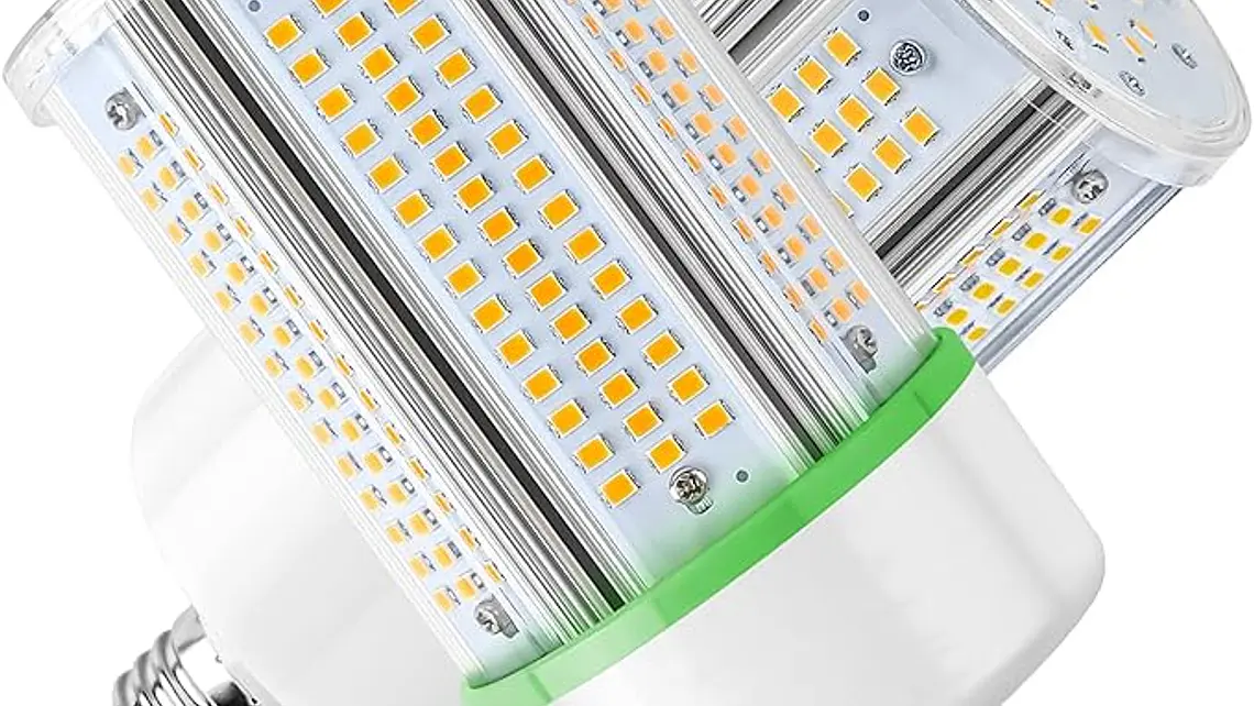 Paquete de 2 Bombillas LED Tipo Maíz GEPLAD 50W | 6000 LM, Diseño Compacto, Base E26, 5000K Luz Fría 1