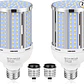 Paquete de 6 Bombillas LED Tipo Maíz XYCN 54W (Eq. 480W) | 6800 Lúmenes, 5000K Luz Fría, Base E26/E27 - Miniatura 5