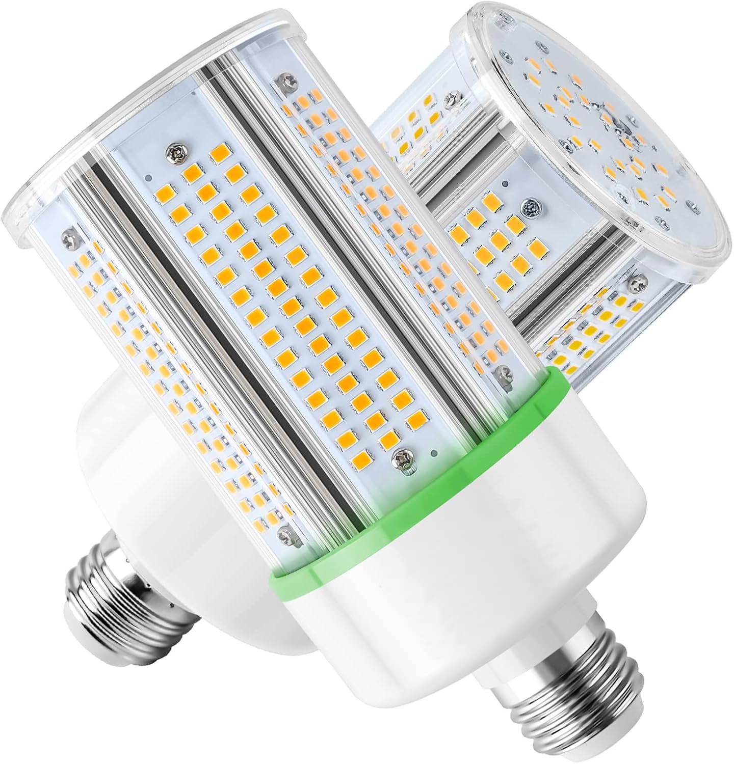 Paquete de 2 Bombillas LED Tipo Maíz GEPLAD 50W | 6000 LM, Diseño 50% Más Compacto, Base E26, 5000K Luz Fría 1