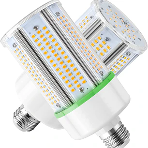 Paquete de 2 Bombillas LED Tipo Maíz GEPLAD 50W | 6000 LM, Diseño 50% Más Compacto, Base E26, 5000K Luz Fría