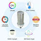 Bombilla LED Tipo Maíz Kukuppo 200W de Alto Voltaje (277V-480V) | 27,000 LM, Base Mogul E39, 6000K Luz Fría - Miniatura 8